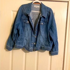 Merona Denim Jacket with some distressing